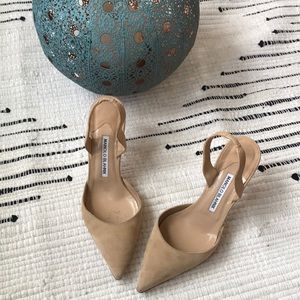 Manolo Blahnik Carolyne Sling Back Heel
